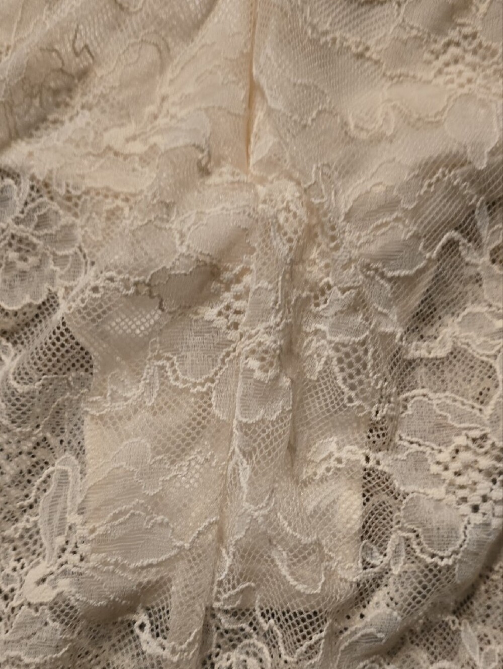 Victoria’s Secret Coconut White Shine Strap Lace Lingerie Mini Skirt Size S - Picture 8 of 12